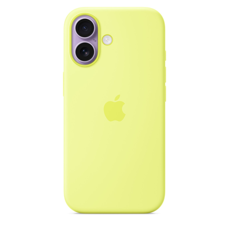 Чохол Apple Silicone Case with Magsafe для iPhone 17 Neon Yellow (MGEV4) Чохол Apple Silicone Case with Magsafe для iPhone 17 Neon Yellow (MGEV4)