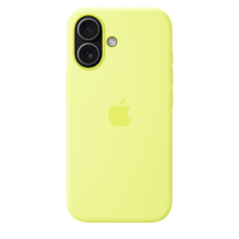 Чохол Apple Silicone Case with Magsafe для iPhone 17 Neon Yellow (MGEV4)