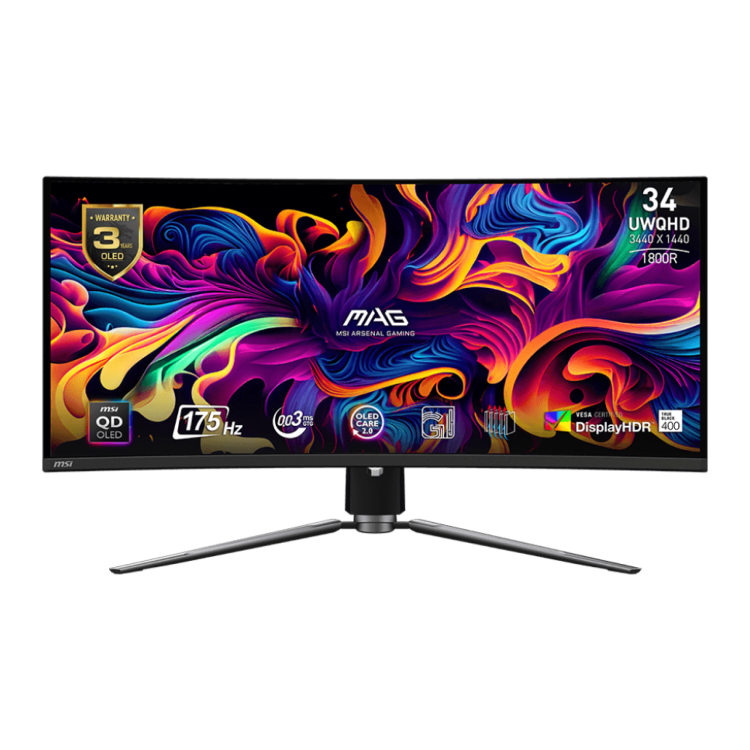 Монітор MSI 34" MAG 341CQP QD-OLED 175Hz (UA)