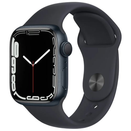 Apple Watch Series 7 41mm GPS Midnight Aluminum Case With Midnight Sport Band (MKMX3) Apple Watch Series 7 41mm GPS Midnight Aluminum Case With Midnight Sport Band (MKMX3)