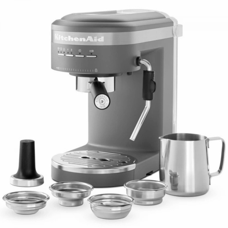 Кавоварка еспресо KitchenAid (Gray Coal) (5KES6403EDG) (UA) Кавоварка еспресо KitchenAid (Gray Coal) (5KES6403EDG) (UA)