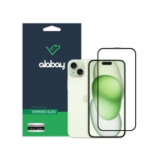 Захисне скло Alabay для iPhone 15 Plus Anti Static [Dust-Proof] (Black)