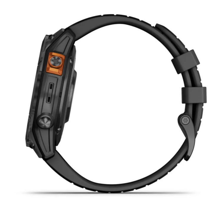 Garmin Fenix 7 Pro Solar Slate Gray with Black Band (010-02777-00/01)