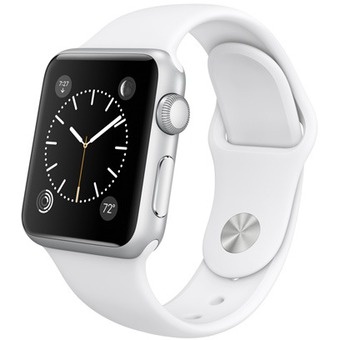 Apple Watch Sport 38mm Silver Aluminum Case with White Sport Band MJ2T2 Apple Room