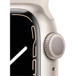 Apple Watch Series 7 41mm GPS Starlight Aluminum Case With Starlight Sport Band (MKMY3)