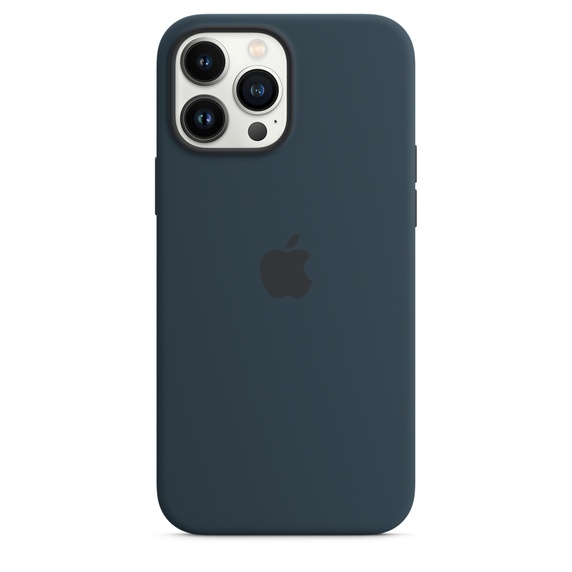Чохол Silicone Case для iPhone 13 Pro Max (FoxConn) (Abyss Blue)