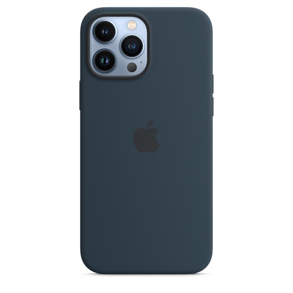(C300) Чехол Silicone Case для iPhone 13 Pro Max (FoxConn) (Abyss Blue)