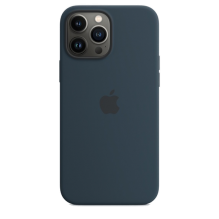 (C300) Чехол Silicone Case для iPhone 13 Pro Max (FoxConn) (Abyss Blue)