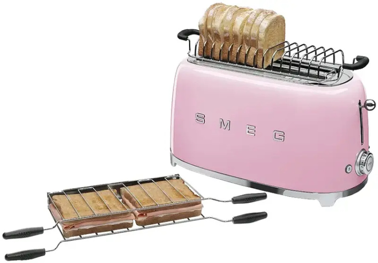 Тостер SMEG TSF02PKEU (Pink)
