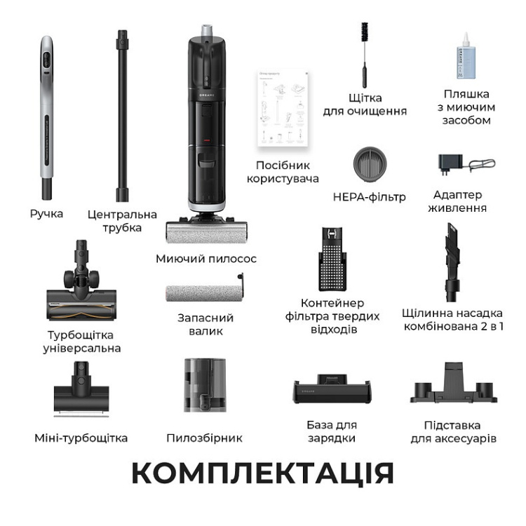 Аккумуляторный пылесос Dreame H14 Dual (HHV25A) (EU)