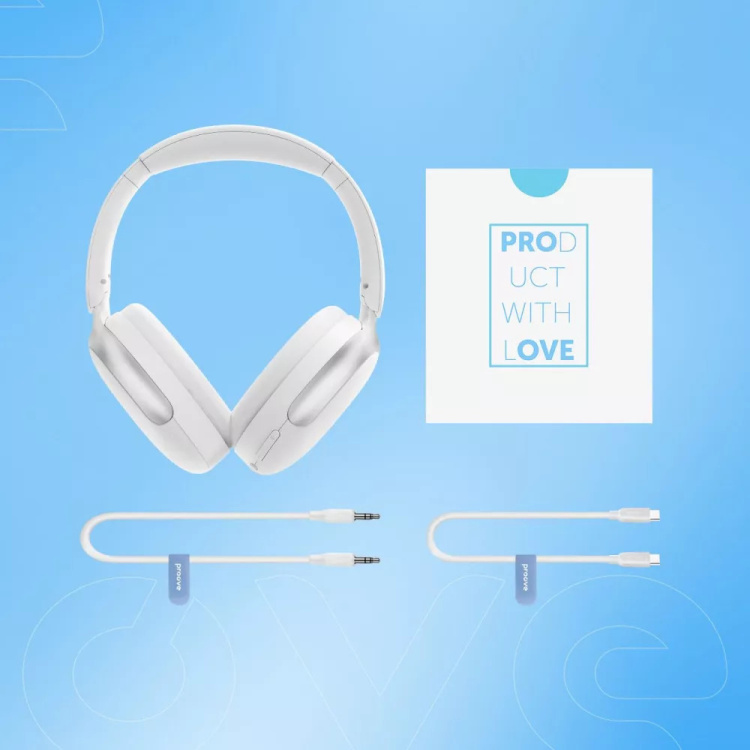 Наушники Proove Tender Pro with ANC (APP) White