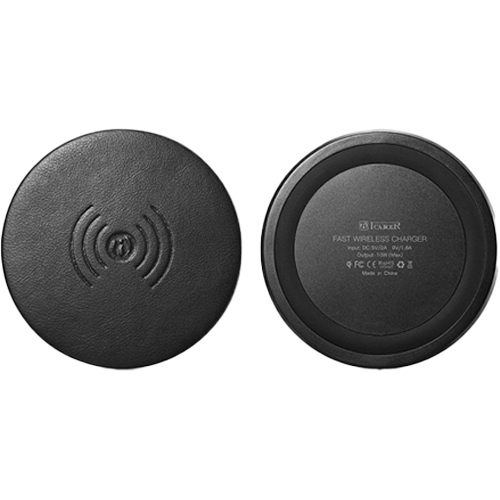 Беспроводная зарядка iCarer Microfiber Leather QX100 Series