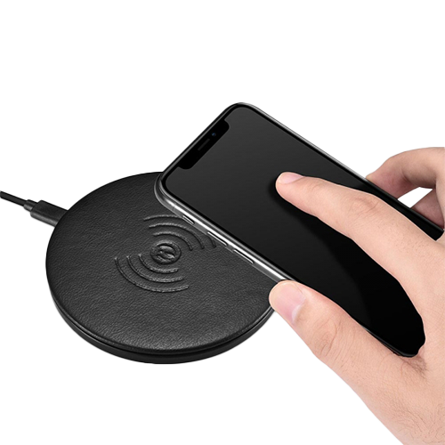 Беспроводная зарядка iCarer Microfiber Leather QX100 Series