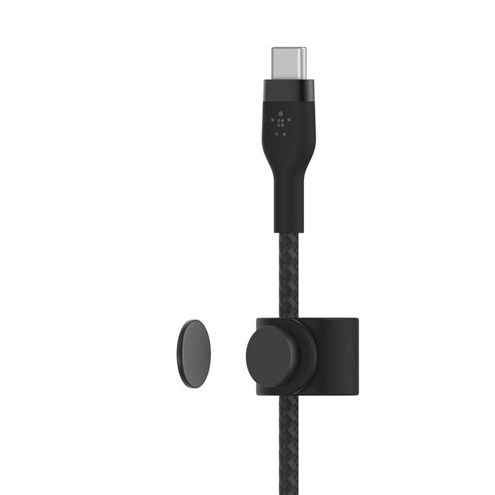 Кабель Belkin Braided Silicone USB-С to Lightning 1m Black (CAA011BT1МBK)