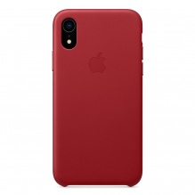 Чехол Smart Leather Case для iPhone Xr 1:1 Original (Red)