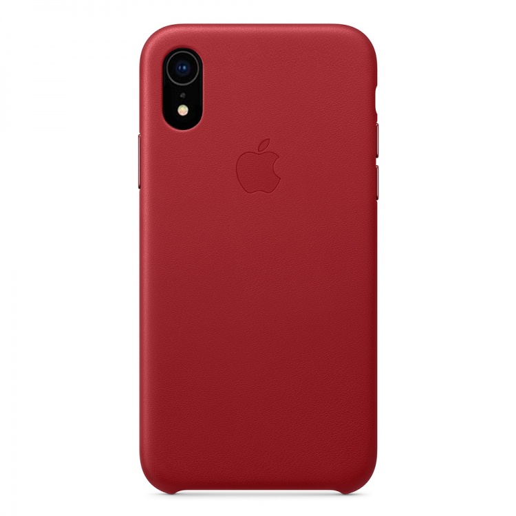 Чехол Smart Leather Case для iPhone Xr 1:1 Original (Red)