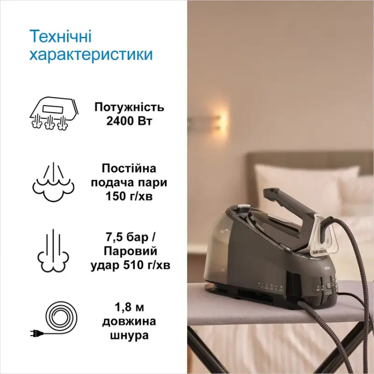 Парогенератор Braun IS 5249 BK (EU)