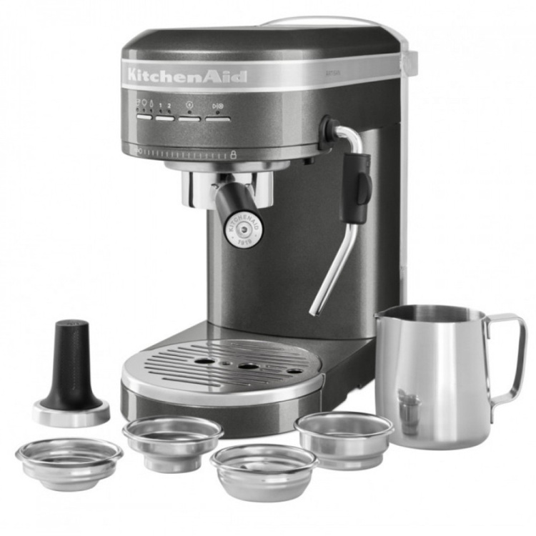 Кавоварка еспресо KitchenAid Artisan (Silver Medallion) (5KES6503EMS) (UA) Кавоварка еспресо KitchenAid Artisan (Silver Medallion) (5KES6503EMS) (UA)