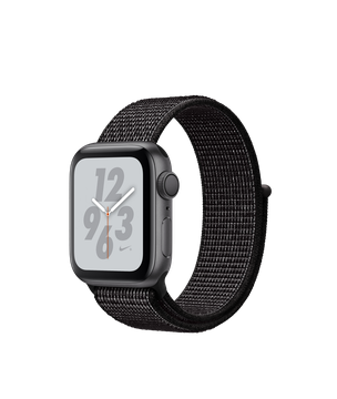 Apple Watch Nike+ Series 4 GPS 40mm Space Gray Aluminum Case with Black Nike Sport Loop (MU7G2)