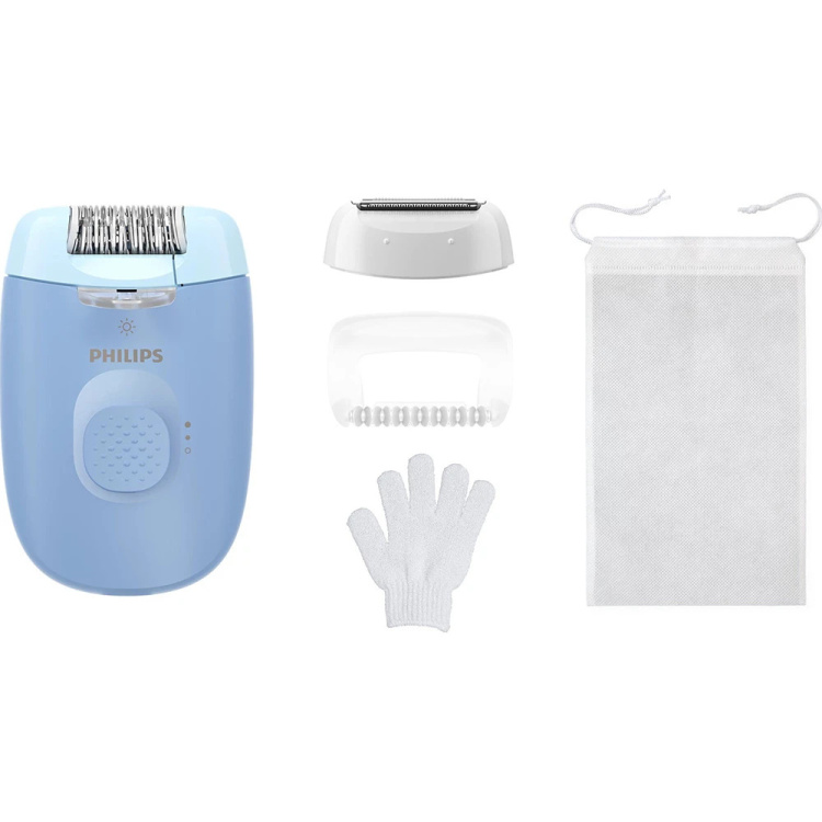 Епілятор Philips Series 4000 (Blue) (BRE247/00)