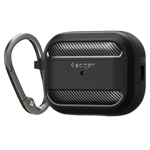 Чохол Spigen Rugged Armor для AirPods Pro 2 (2nd/1st gen) (Black)	(ACS05482)