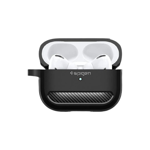 Чохол Spigen Rugged Armor для AirPods Pro 2 (2nd/1st gen) (Black)	(ACS05482)