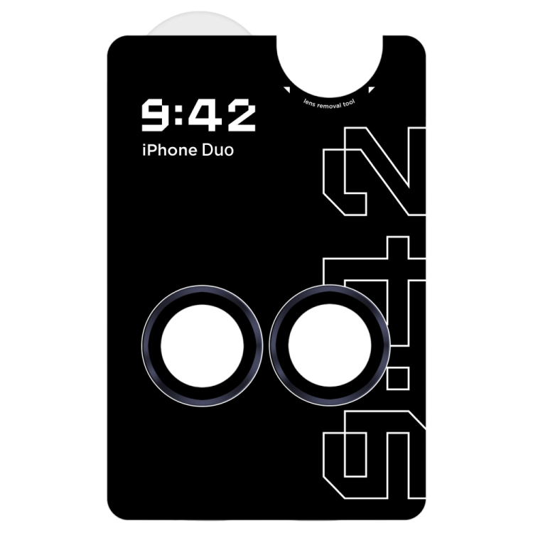 Захисне скло 9:42 для камери iPhone Duo (Night Sky)