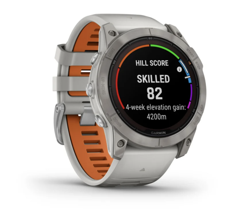 Garmin Fenix 7X Pro Sapphire Solar Titanium with Fog Gray/Ember Orange Band (010-02778-14/15) Garmin Fenix 7X Pro Sapphire Solar Titanium with Fog Gray/Ember Orange Band (010-02778-14/15)