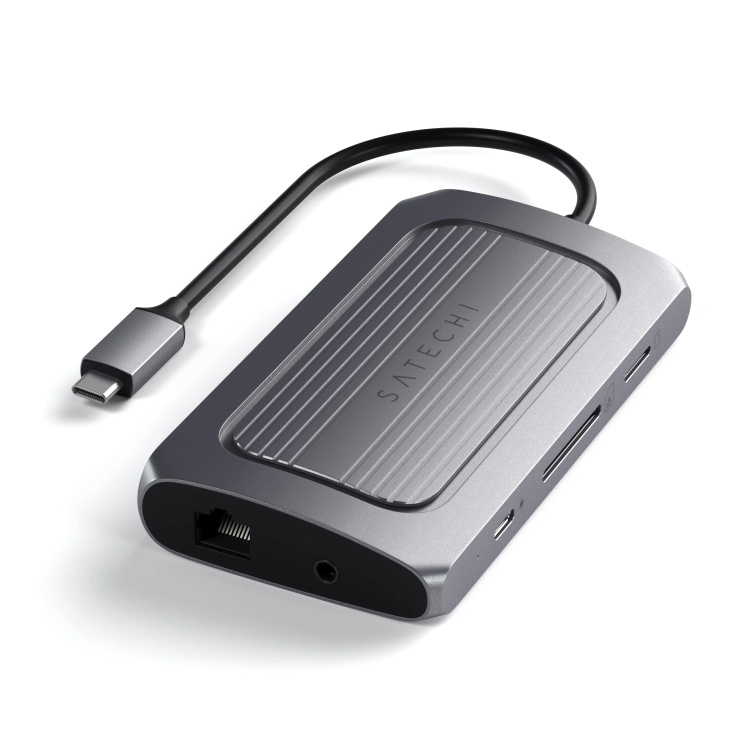 Адаптер Satechi USB4 Multiport Adapter with 8K HDMI (ST-U4MA3M) Адаптер Satechi USB4 Multiport Adapter with 8K HDMI (ST-U4MA3M)