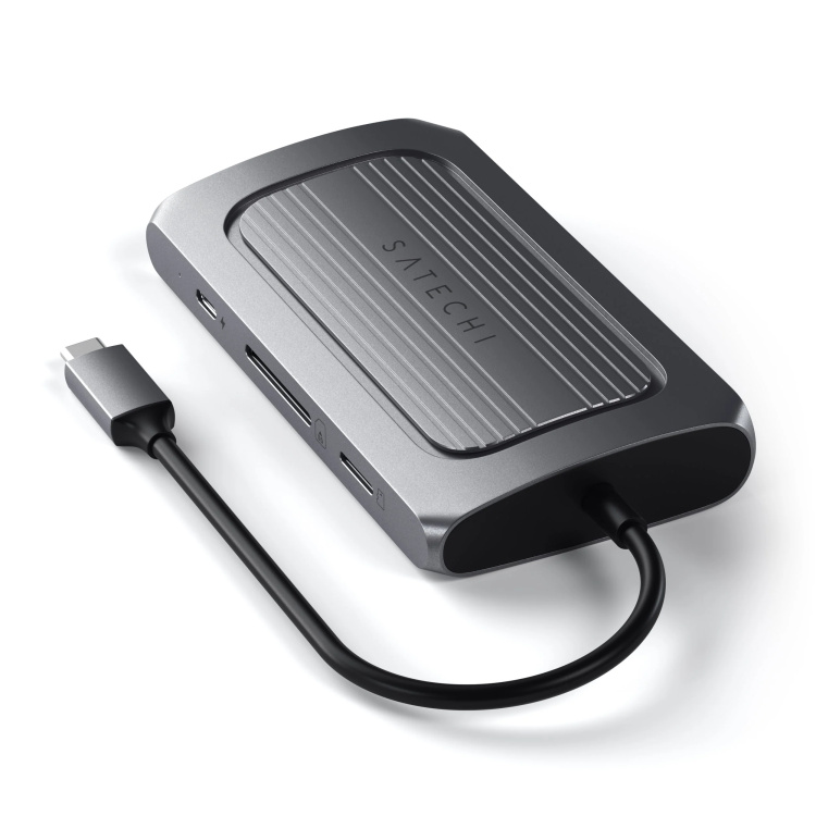 Адаптер Satechi USB4 Multiport Adapter with 8K HDMI (ST-U4MA3M) Адаптер Satechi USB4 Multiport Adapter with 8K HDMI (ST-U4MA3M)