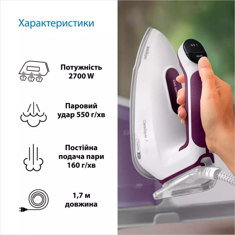 Парогенератор Braun IS 7266VI SS (EU)