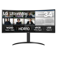 Монітор LG 34" VA 100Hz 34WR55QK-B