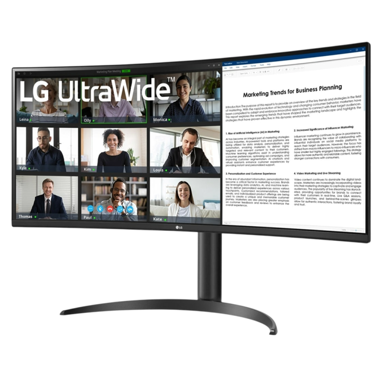 Монітор LG 34" VA 100Hz 34WR55QK-B