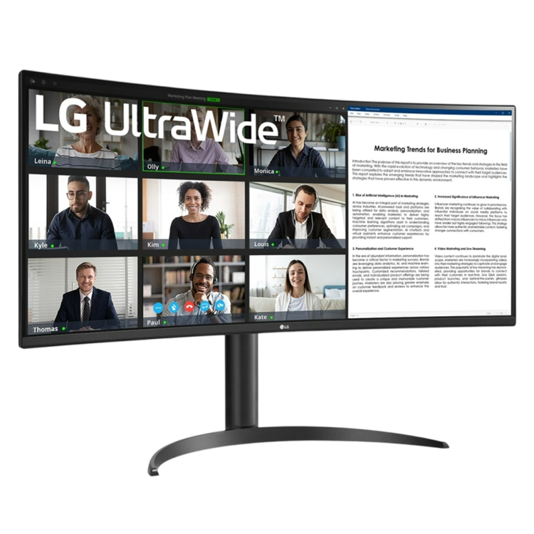 Монітор LG 34" VA 100Hz 34WR55QK-B
