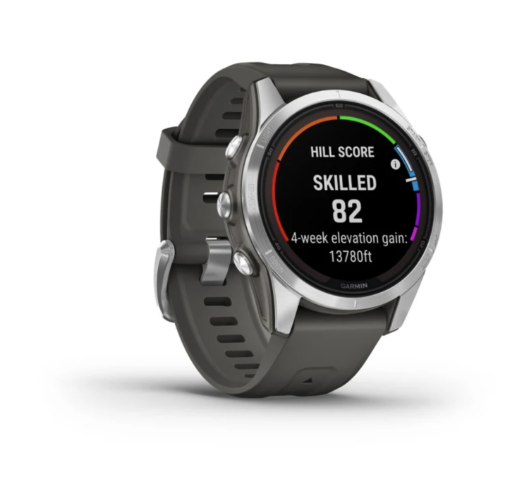 Garmin Fenix 7S Pro Solar Silver with Graphite Band (010-02776-00/01)