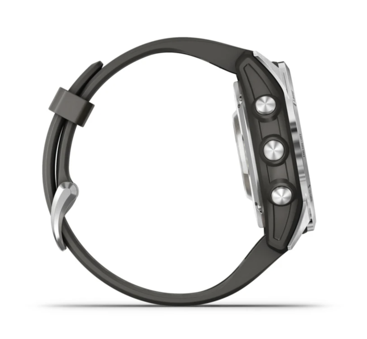Garmin Fenix 7S Pro Solar Silver with Graphite Band (010-02776-00/01)