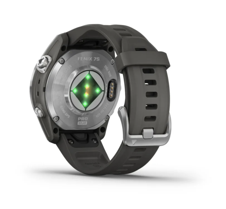 Garmin Fenix 7S Pro Solar Silver with Graphite Band (010-02776-00/01)