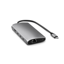 Адаптер Satechi USB-C Multiport Adapter 8K with Ethernet V3 (ST-P8KED)