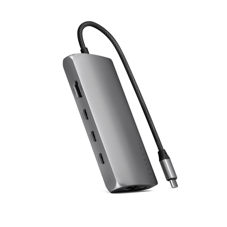 Адаптер Satechi USB-C Multiport Adapter 8K with Ethernet V3 (ST-P8KED)