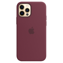 Чехол Apple Silicone Case для iPhone 12 Pro Max with MagSafe (Plum)