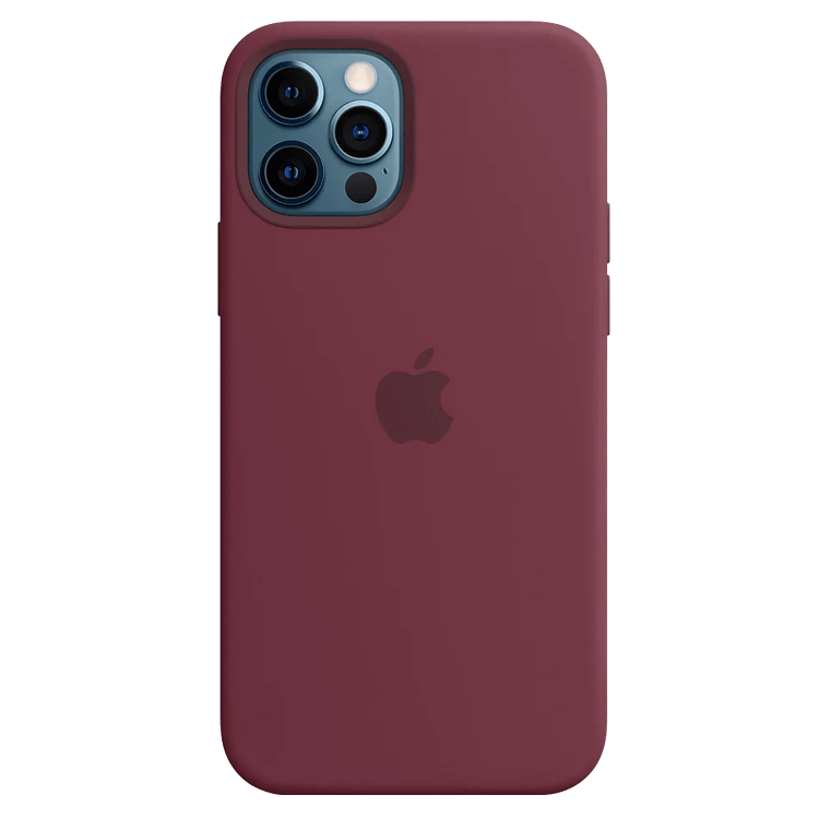 Чохол Apple Silicone Case для iPhone 12 Pro Max with MagSafe (Plum)