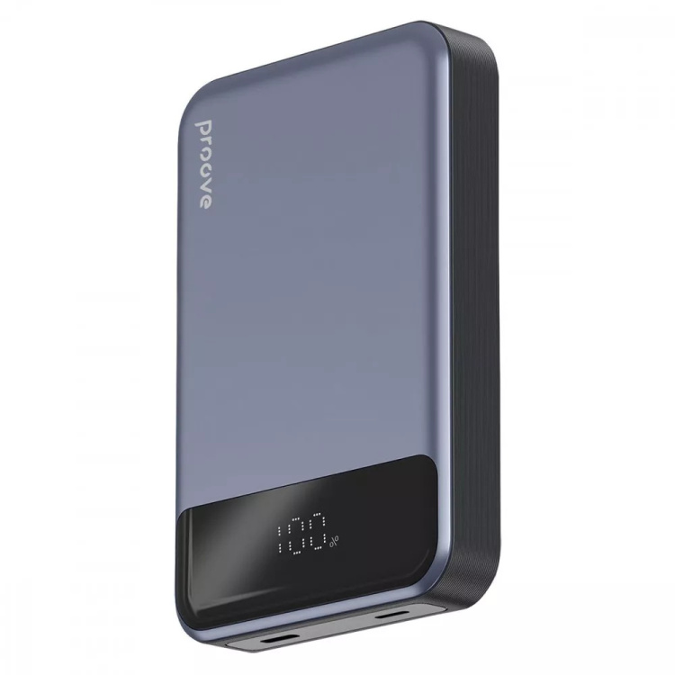 Зарядний пристрій Power Bank Proove Hoodman Magnetic 20W 10000 mAh (Gray) (PBH120010003)