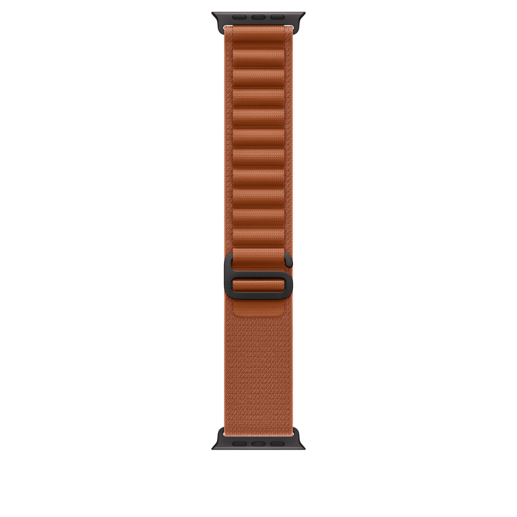 Ремінець Apple Alpine Loop для Apple Watch 49/46/45/44mm Terra Cotta - S - Black Titanium Ремінець Apple Alpine Loop для Apple Watch 49/46/45/44mm Terra Cotta - S - Black Titanium