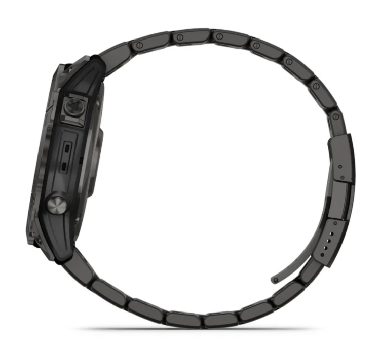 Garmin Fenix 7X Sapphire Solar Carbon Grey DLC Titanium, Carbon Grey DLC Vented Titanium Band (010-02541-27)