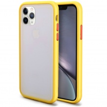 Чохол Matte для iPhone 11 Pro (Yellow)