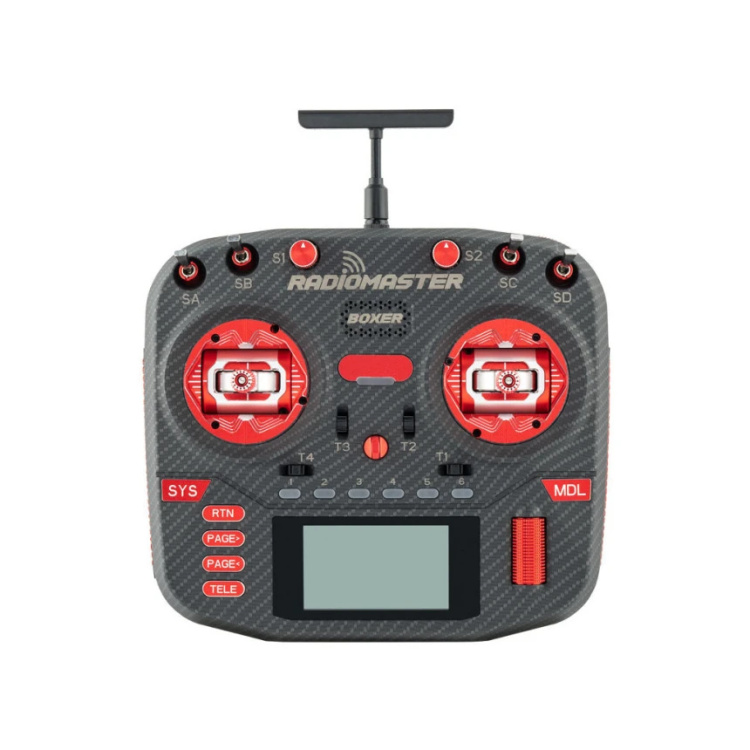 Пульт управління для дрона RadioMaster Boxer MAX ELRS AG01 (RED) (HP0157.0056-M2-RED)