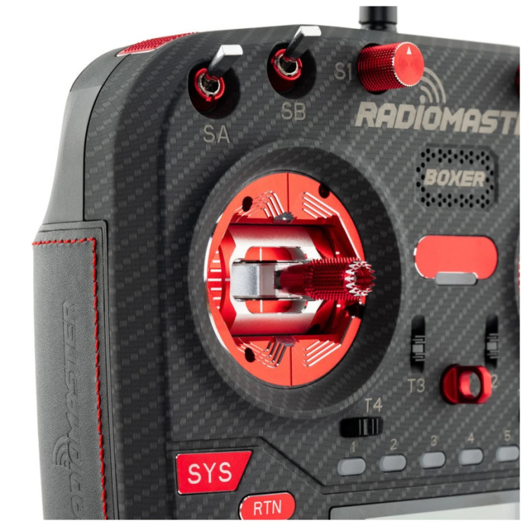 Пульт управління для дрона RadioMaster Boxer MAX ELRS AG01 (RED) (HP0157.0056-M2-RED)