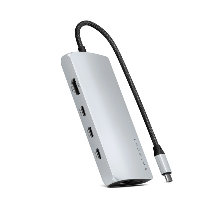 Адаптер Satechi USB-C Multiport Adapter 8K with Ethernet V3 (ST-P8KEM) Адаптер Satechi USB-C Multiport Adapter 8K with Ethernet V3 (ST-P8KEM)