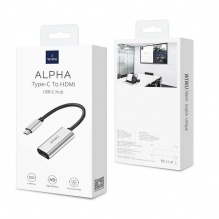Адаптер WIWU Alpha Type-C to HDMI (Grey)