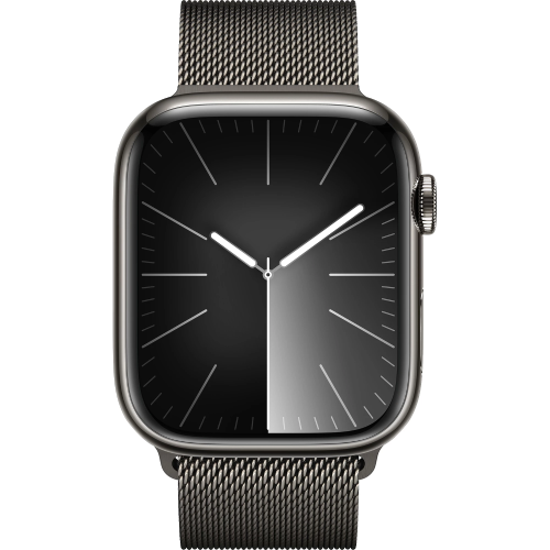 Apple Watch Series 9 GPS + LTE 45mm Graphite Stainless Steel Case with Graphite Milanese Loop (MRMX3) бу